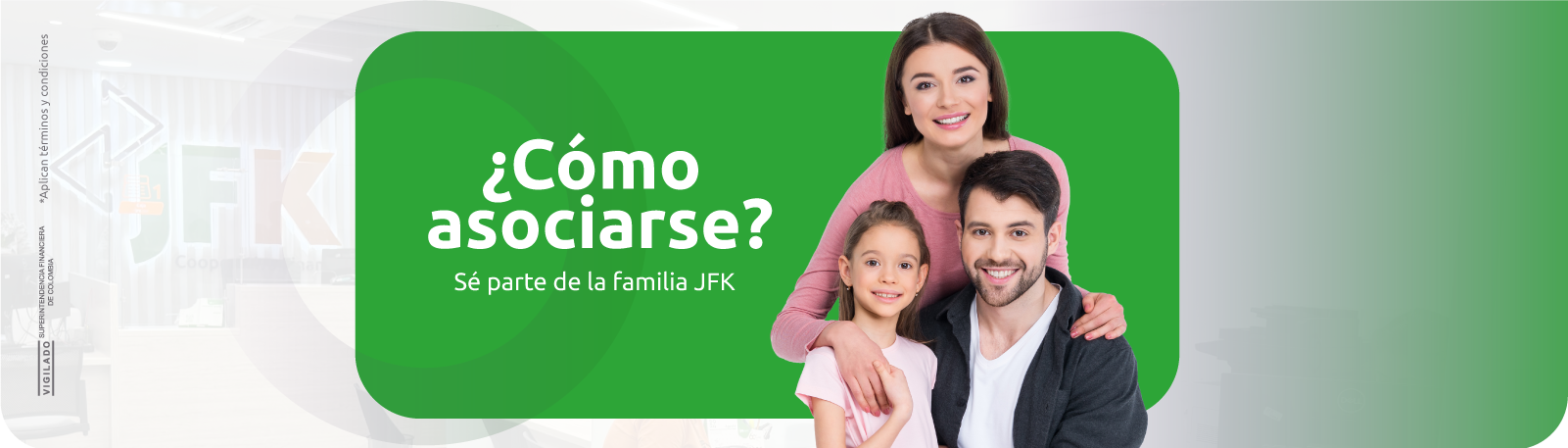 ¿Cómo asociarse JFK
