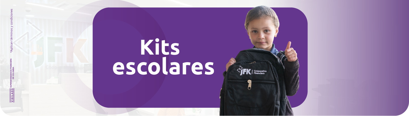 Kits escolares JFK